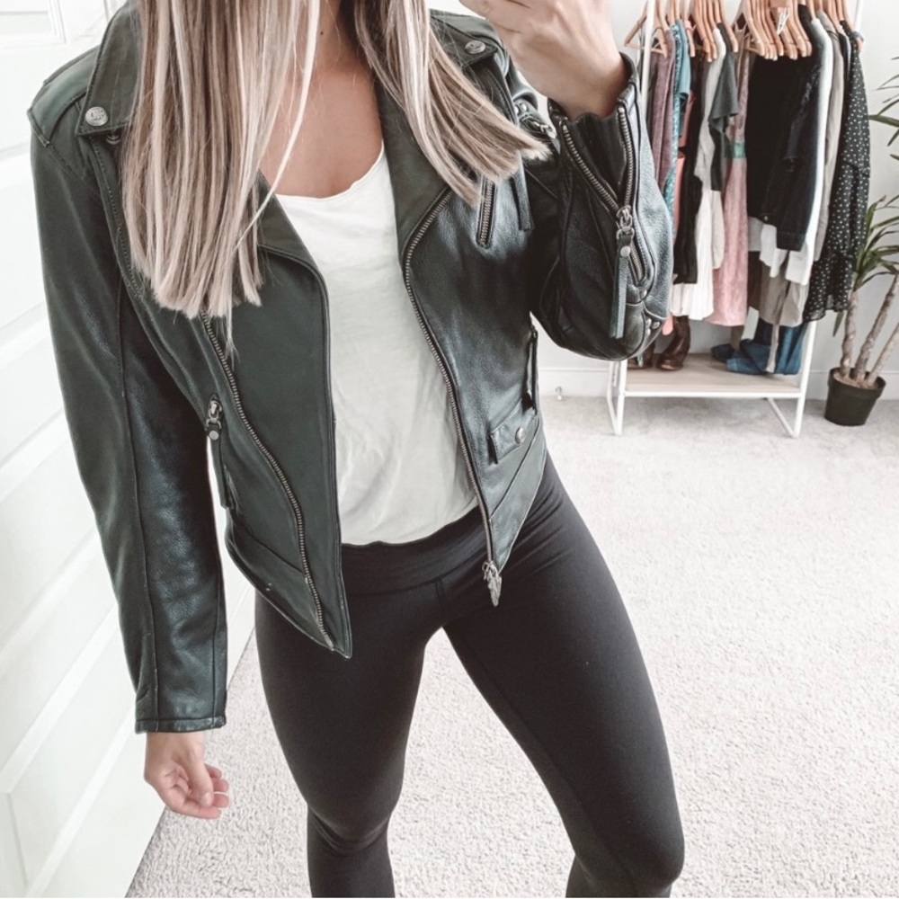 Harley Davidson Motorcycles Leather Jacket Black